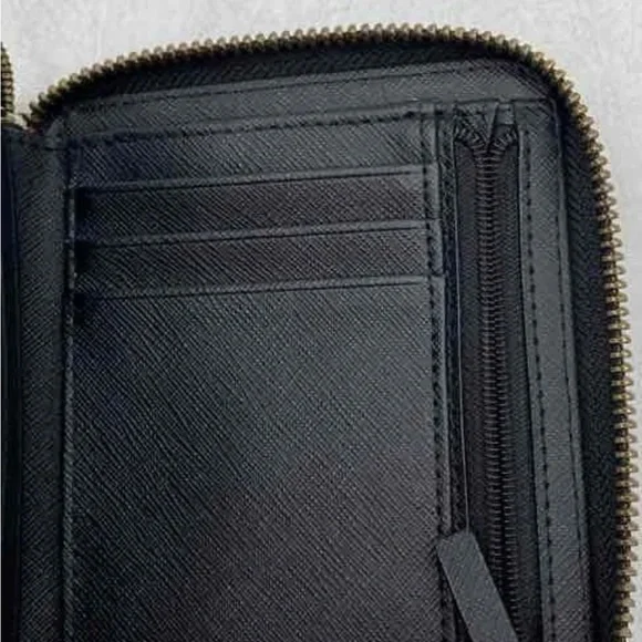 Kate Spade Black and Cream Dot Wallet - Picture 5 of 9